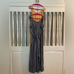 Gently Used Bundle of 2 (Jenna & Jessie) Striped Jumpsuits
